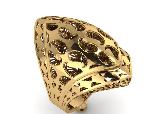 Large selection of rings casting directly 3D print model_76