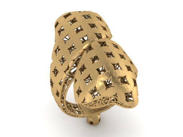 Large selection of rings casting directly 3D print model_122