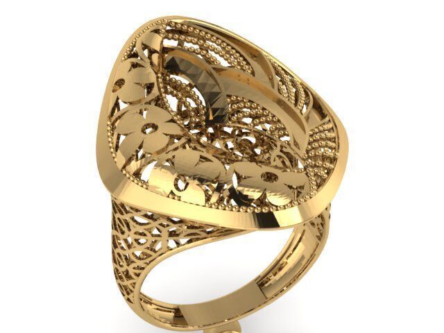 Large selection of rings casting directly 3D print model_101