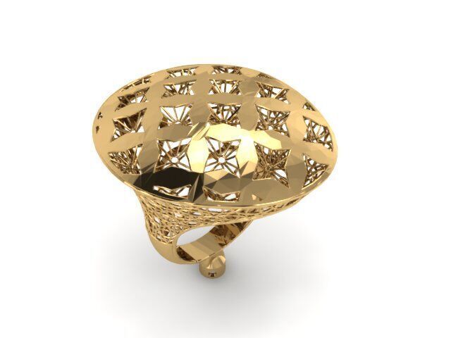 Large selection of rings casting directly 3D print model_123