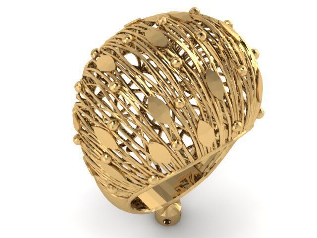 Large selection of rings casting directly 3D print model_131