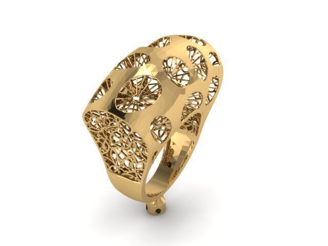 Large selection of rings casting directly 3D print model_124