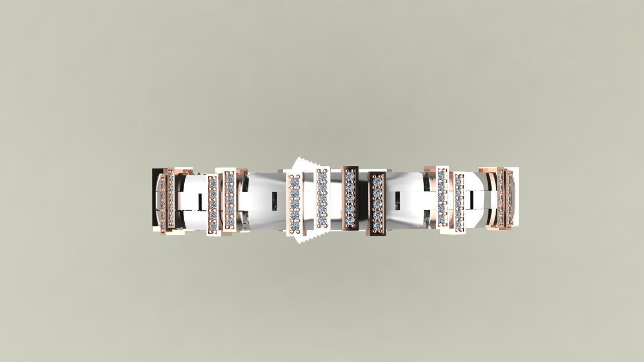 Bracelet Baraka 3D print model_1