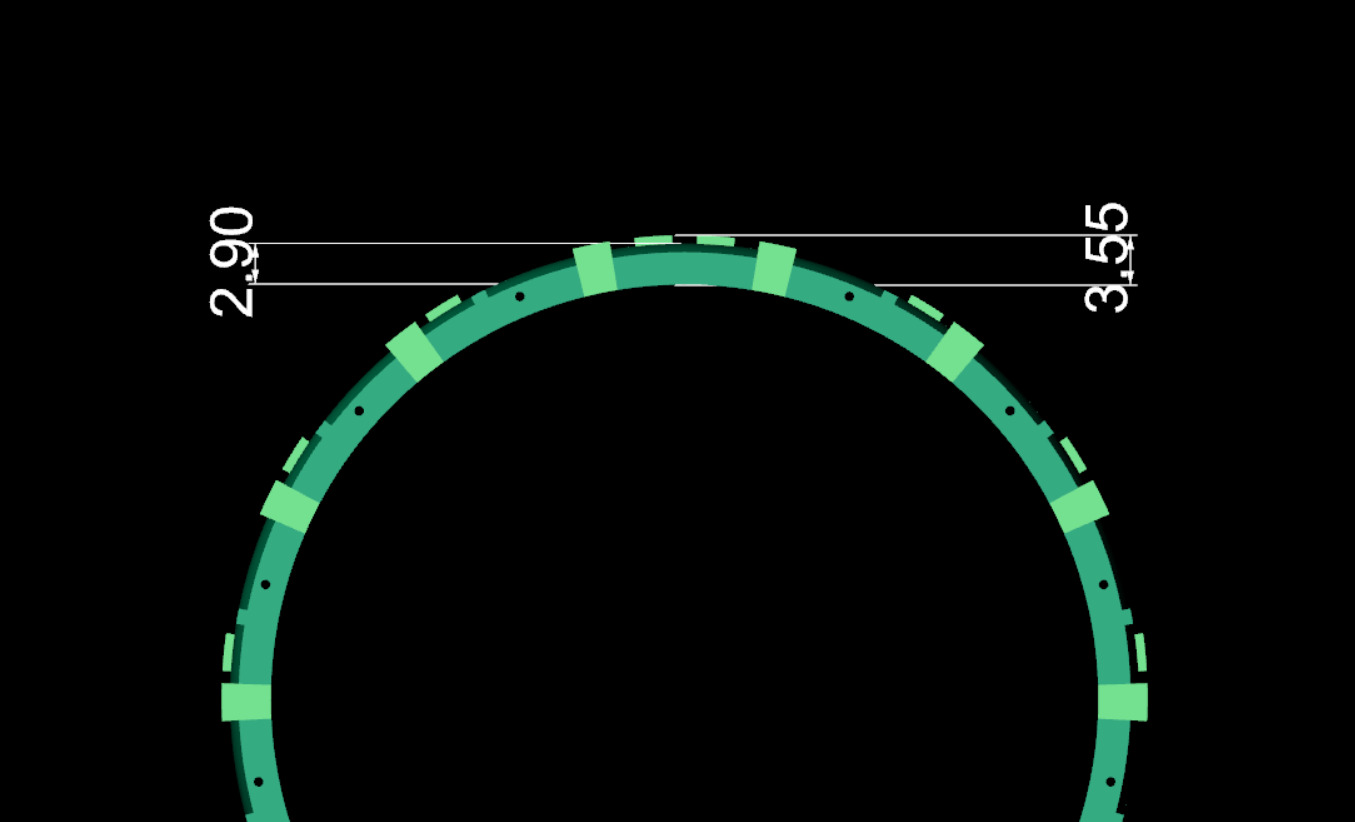 Bracelet Baraka 3D print model_12