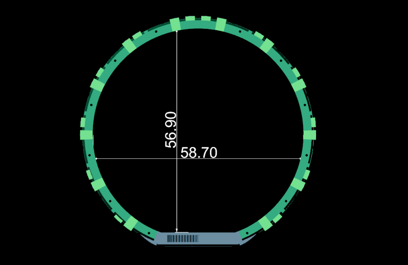 Bracelet Baraka 3D print model_8