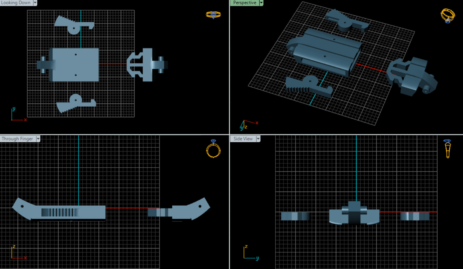 Bracelet Baraka 3D print model_18