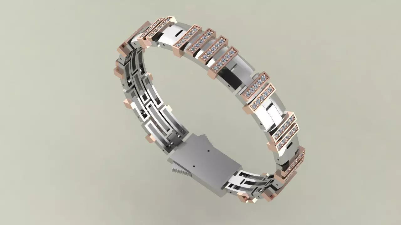 Bracelet Baraka 3D print model_0