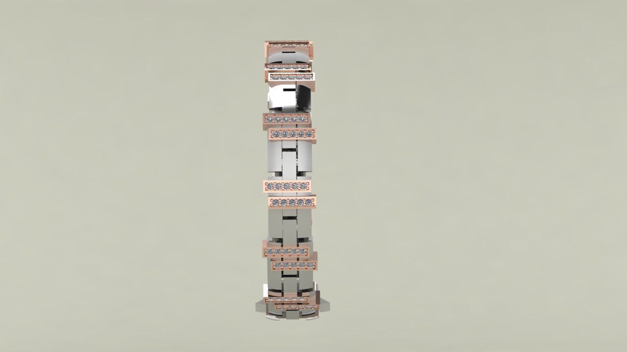 Bracelet Baraka 3D print model_5