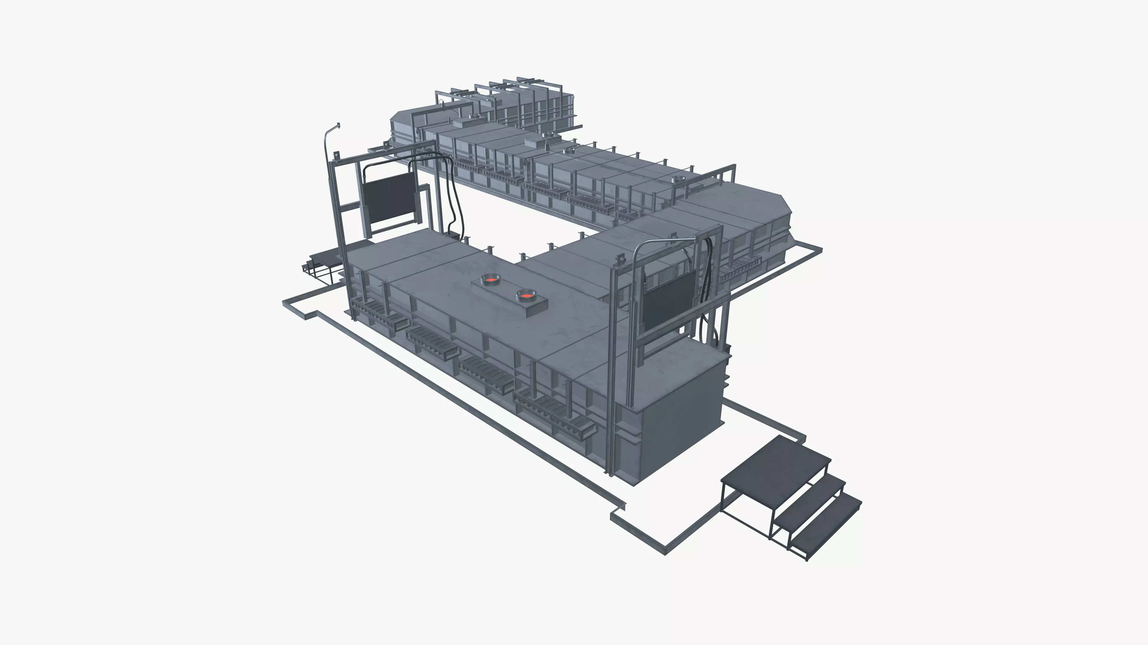 Gob Furnace 3D model_0