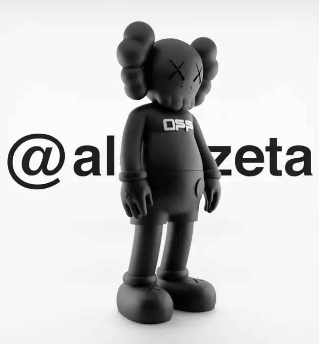 Kaws Off White Companion 4 for Print 3D print model_33