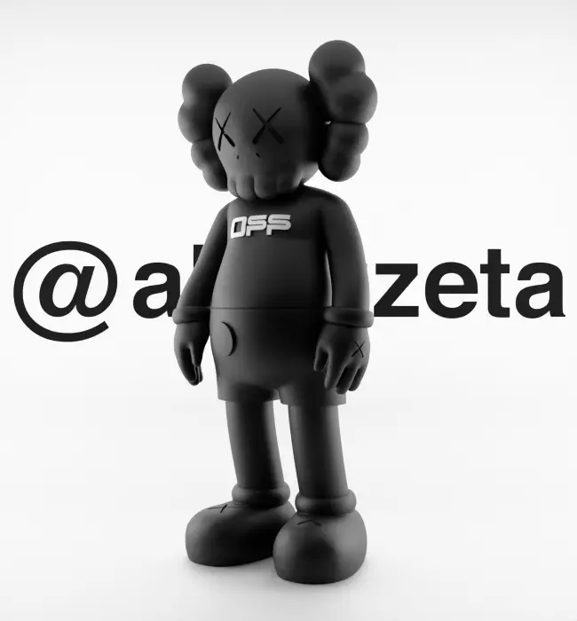Kaws Off White Companion 4 for Print 3D print model_4