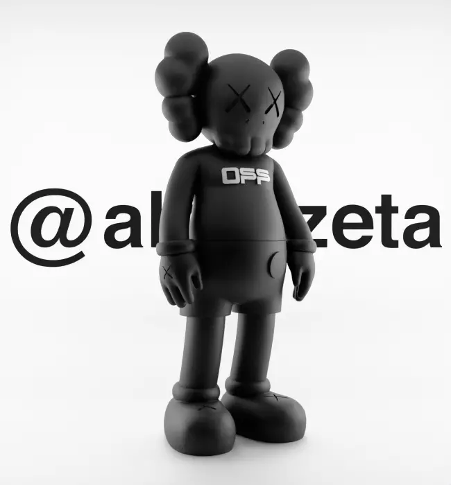 Kaws Off White Companion 4 for Print 3D print model_34