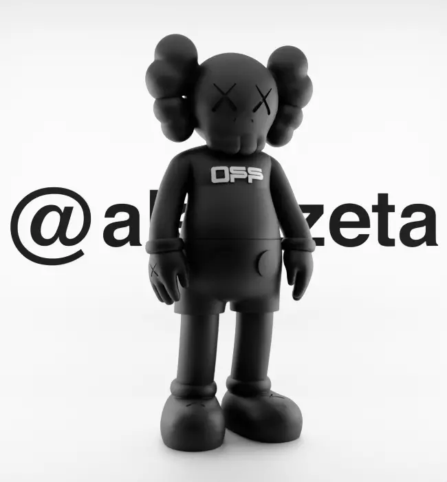 Kaws Off White Companion 4 for Print 3D print model_35