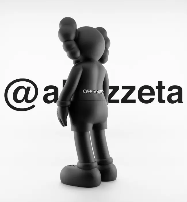 Kaws Off White Companion 4 for Print 3D print model_14