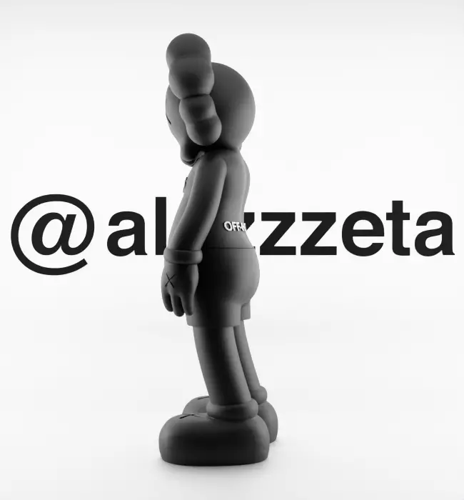 Kaws Off White Companion 4 for Print 3D print model_11