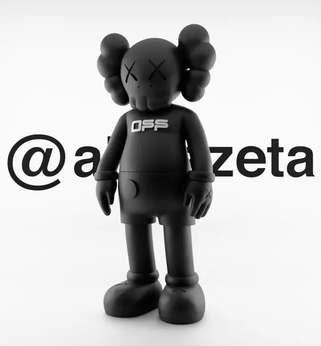 Kaws Off White Companion 4 for Print 3D print model_3