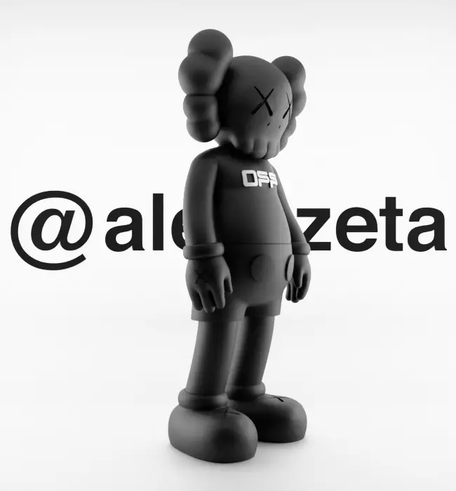 Kaws Off White Companion 4 for Print 3D print model_32