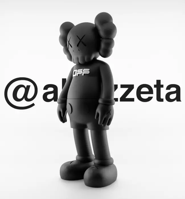 Kaws Off White Companion 4 for Print 3D print model_5