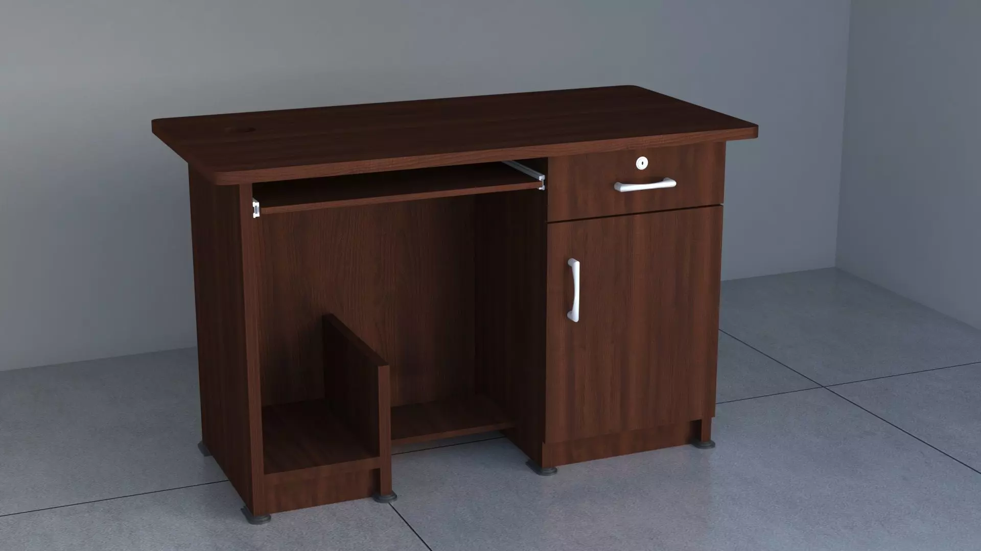 COMPUTER TABLE Low-poly 3D model