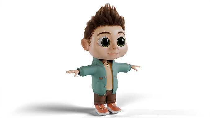 Tiny Boy - Character 3D model