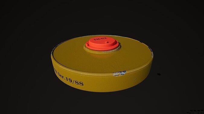 TM62 anti-tank explosive mine 3D model
