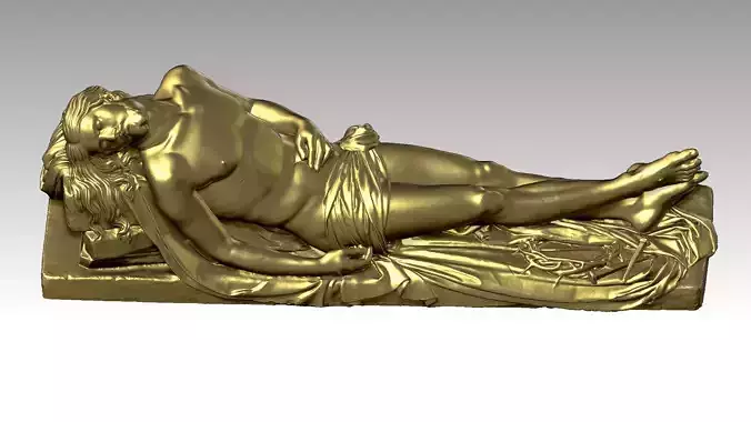 Jesus burial 3D print model