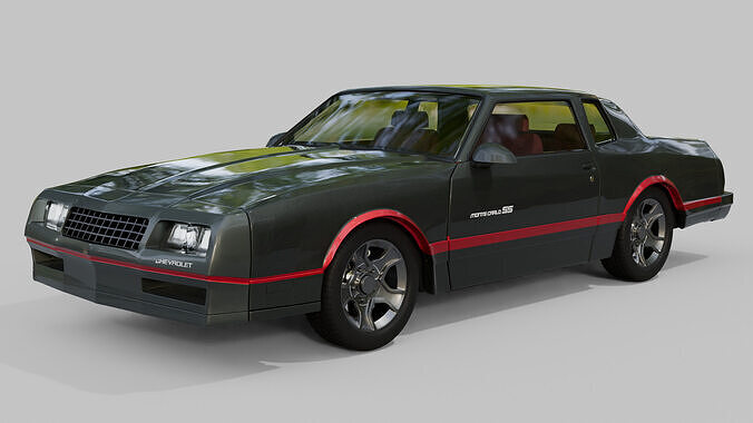 1987 Chevrolet Monte Carlo SS 3D model