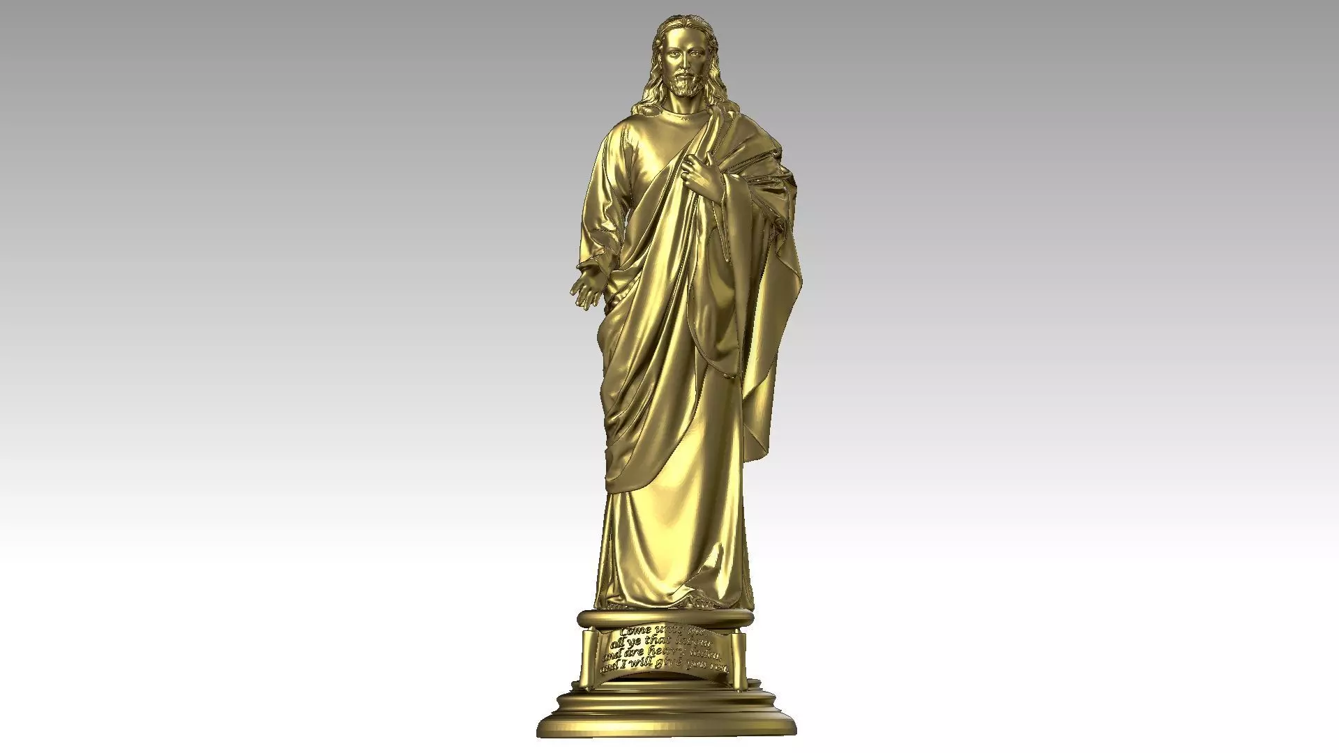 Jesus invites us to come to him 3D print model