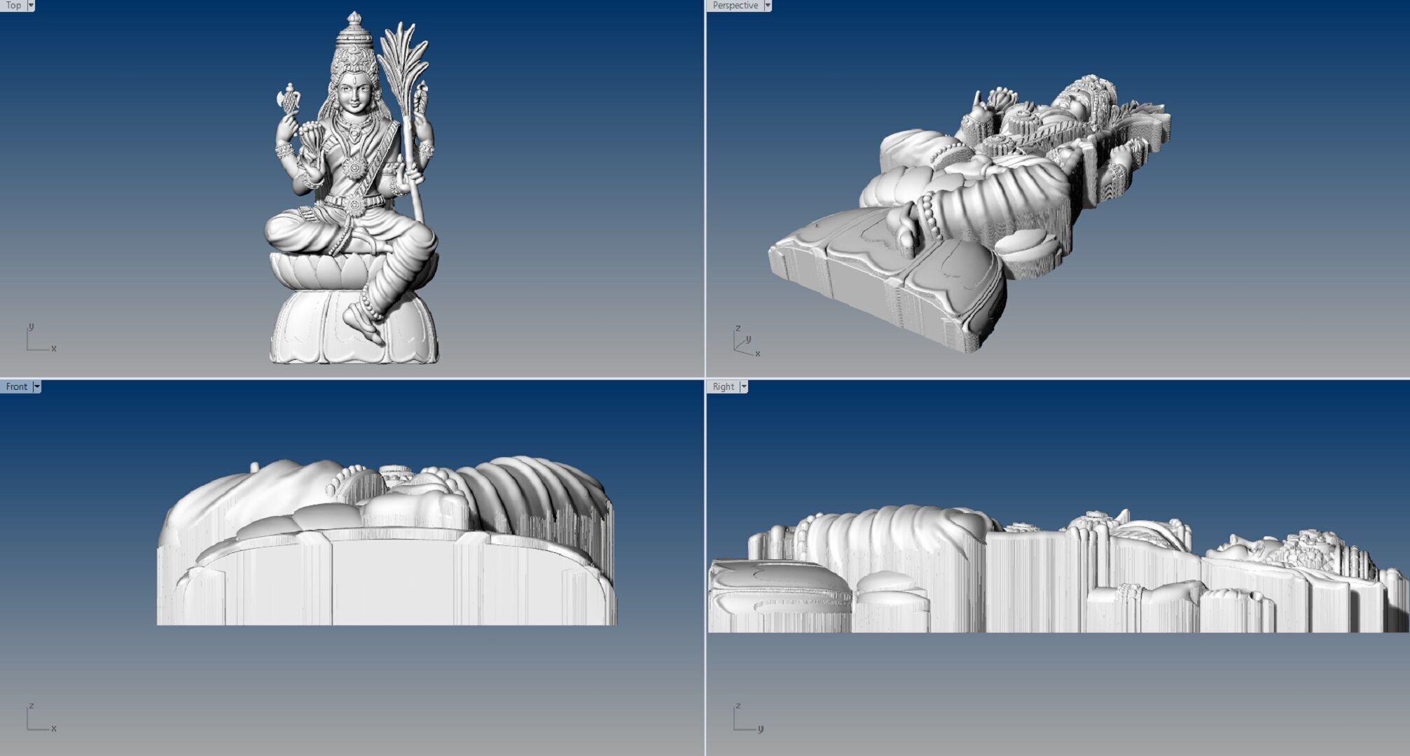 LALITHA DEVI GOLD PENDENT 3D print model_2