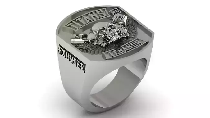 SKull Ring 3D Model 