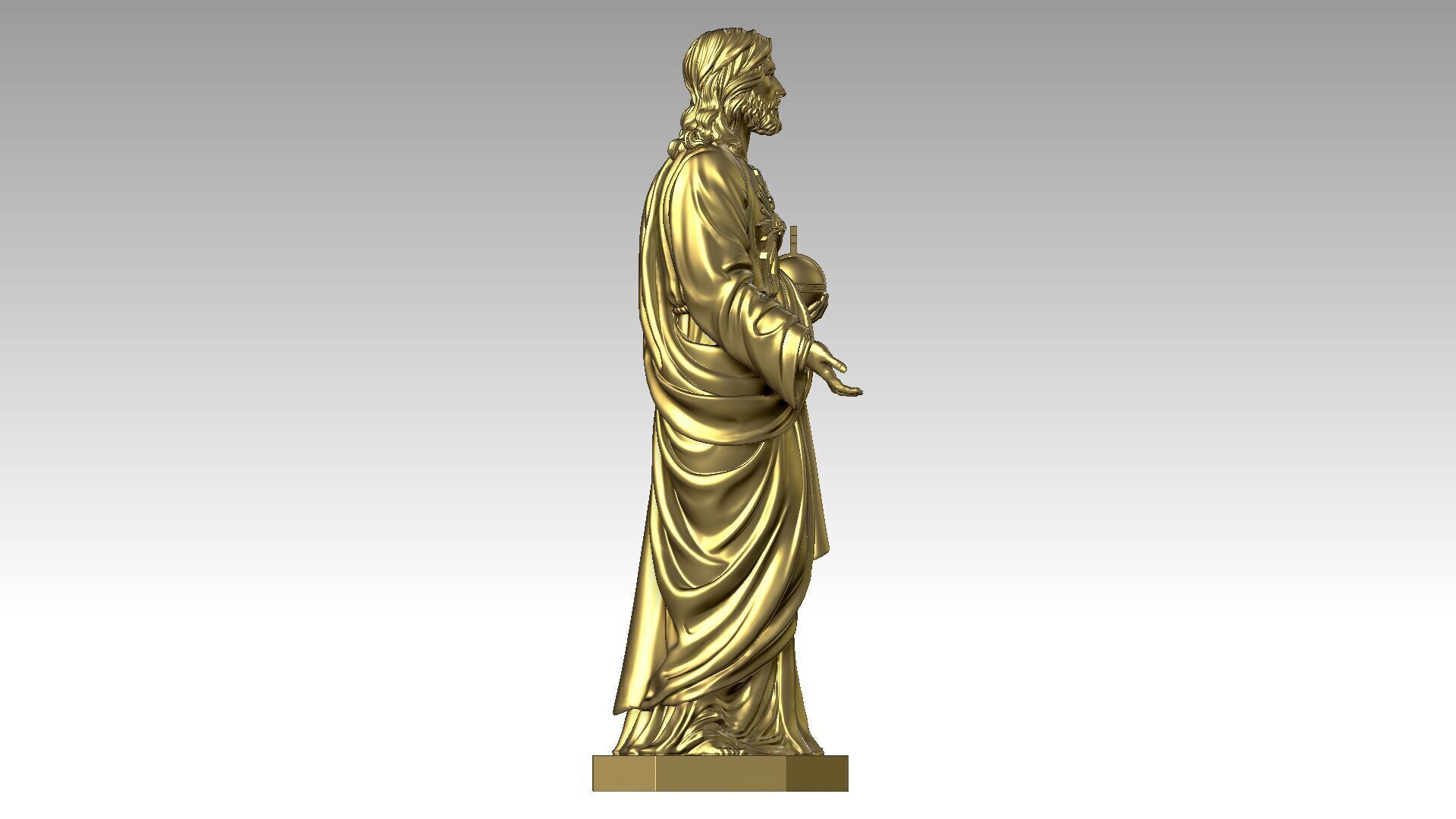 Heart of Jesus - Source of all Consolation 3D print model_6