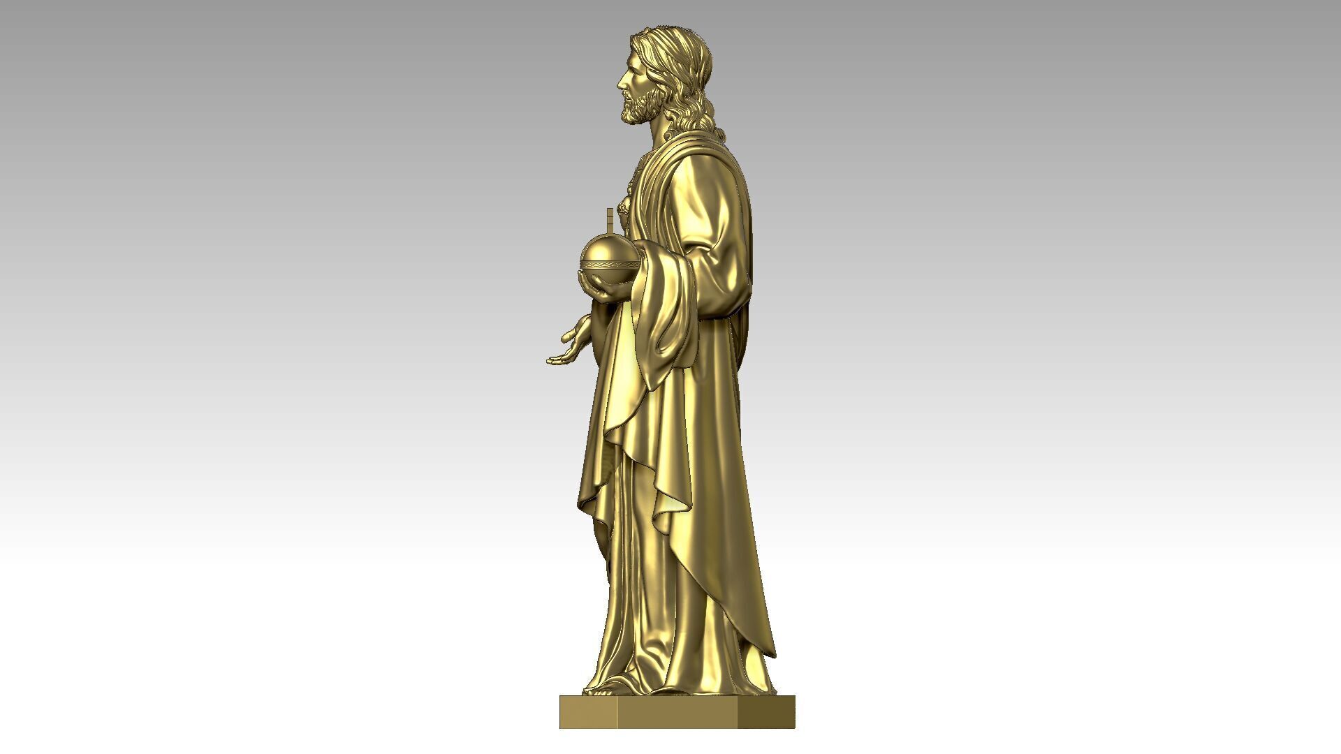 Heart of Jesus - Source of all Consolation 3D print model_2