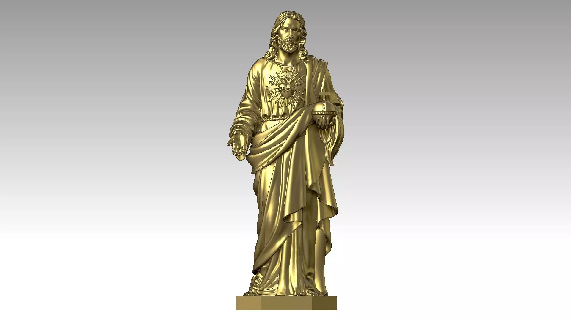 Heart of Jesus - Source of all Consolation 3D print model_0