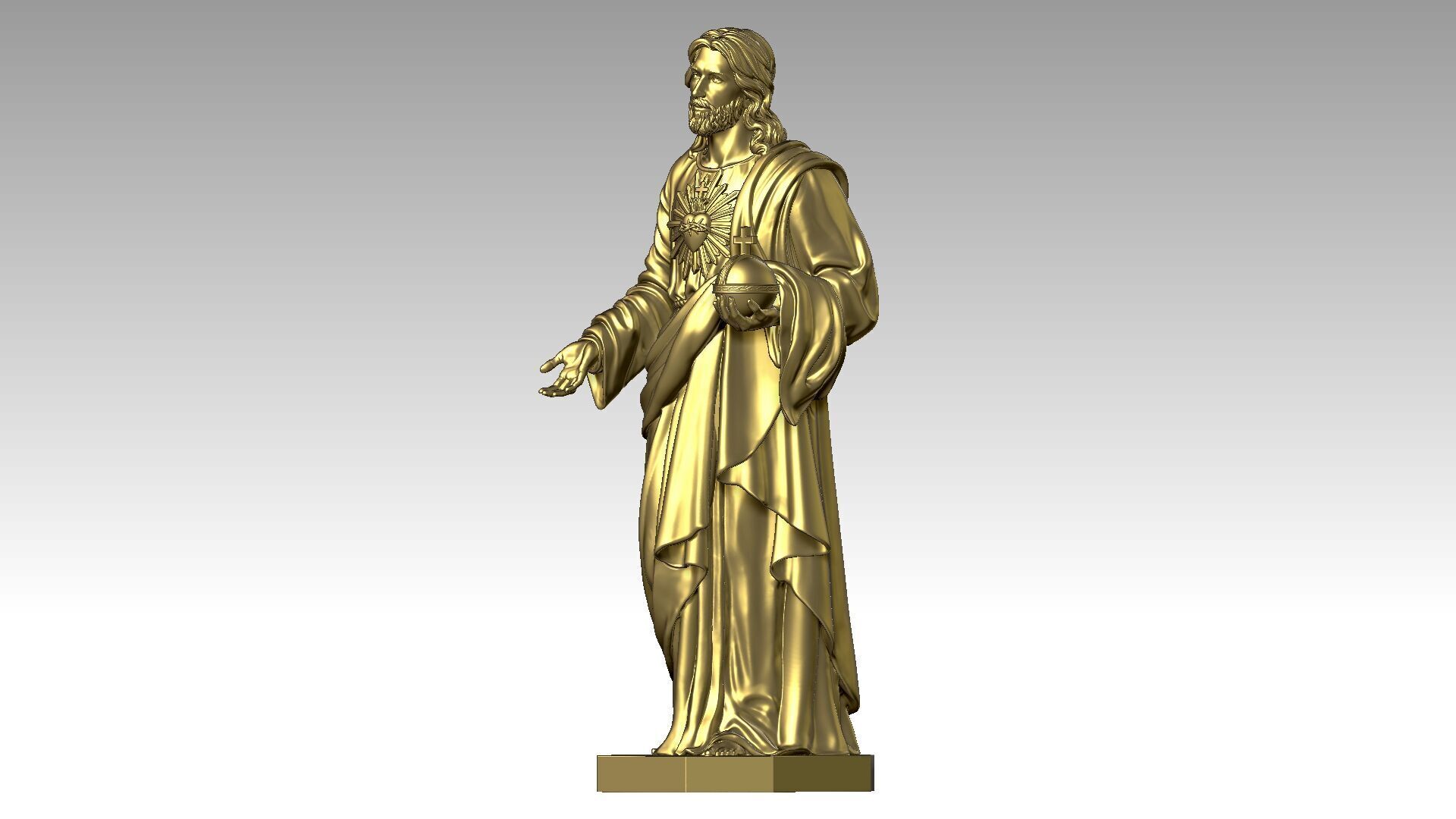 Heart of Jesus - Source of all Consolation 3D print model_1