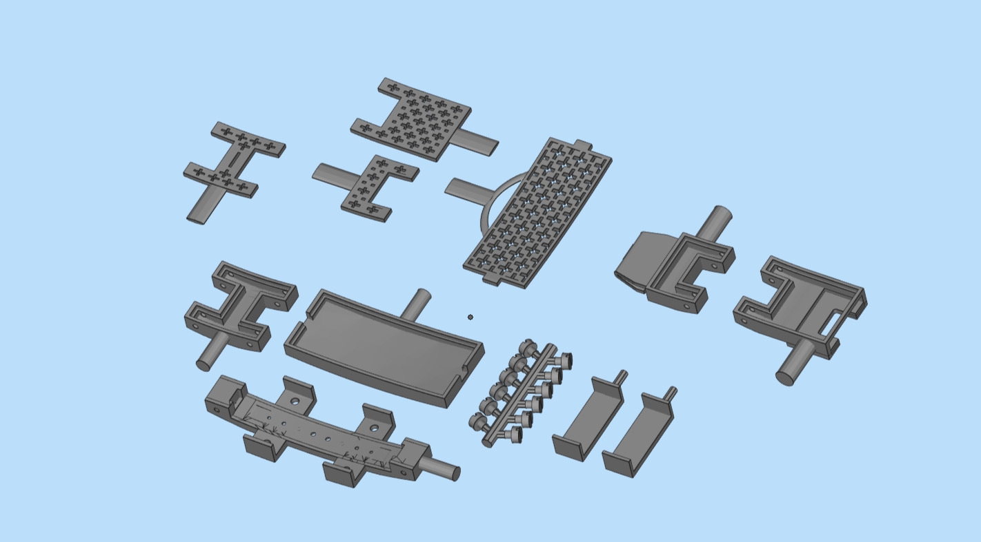 Bracelet Baraka 3D print model_19