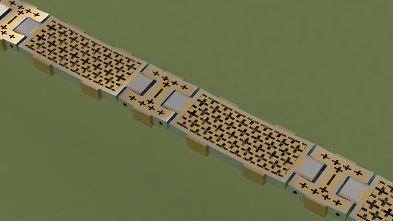 Bracelet Baraka 3D print model_8