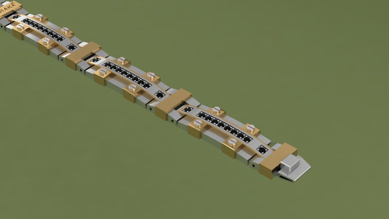 Bracelet Baraka 3D print model_5