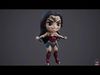Wonder Woman Toy Low-poly 3D model_1