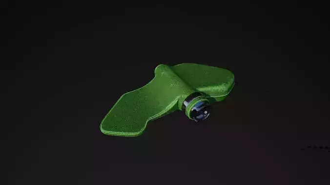 Green Petal explosive mine highpoly model 3D model