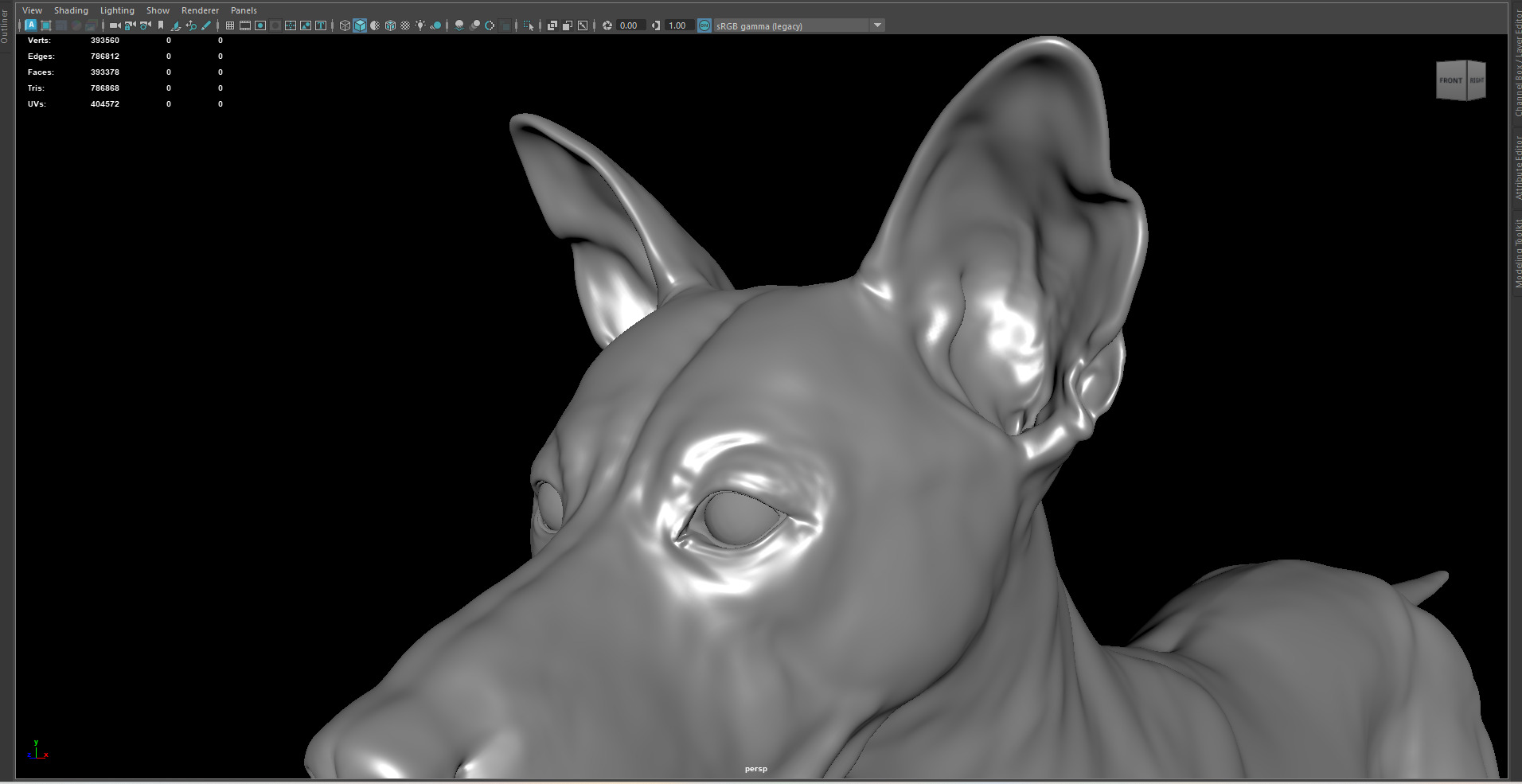Dog 3D model 3D model_6