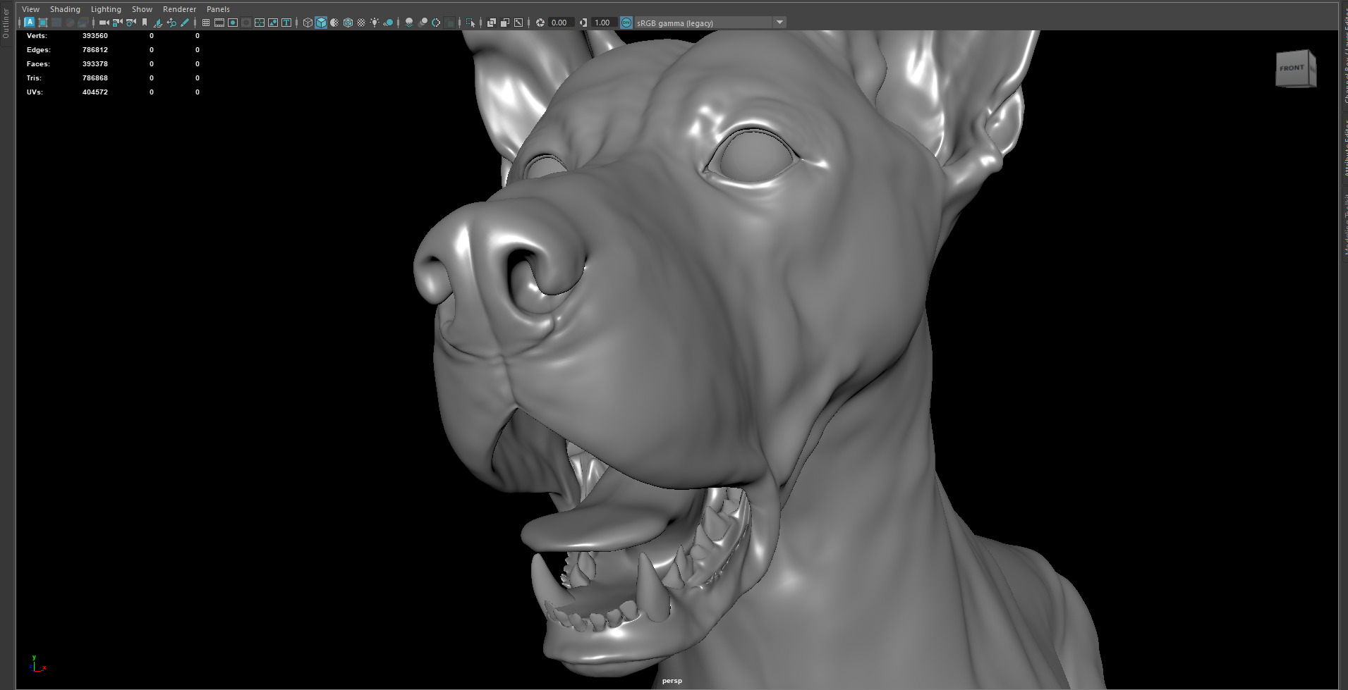 Dog 3D model 3D model_7