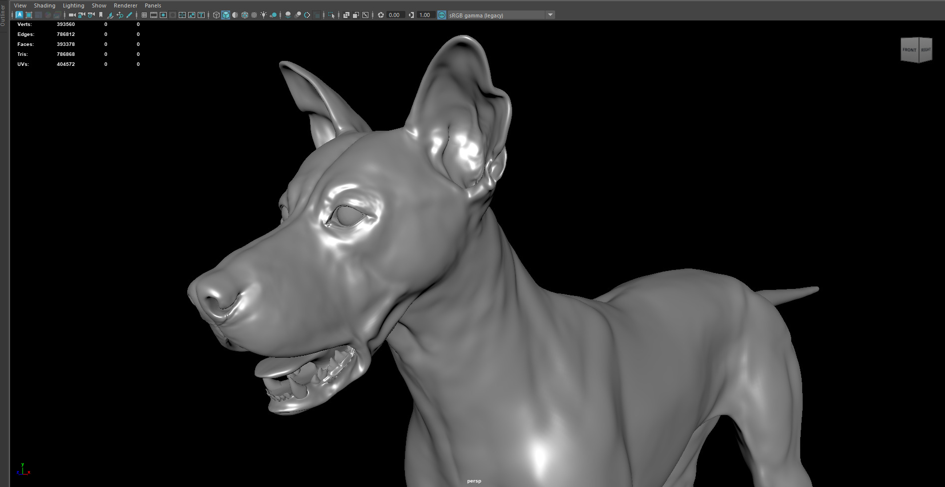 Dog 3D model 3D model_4