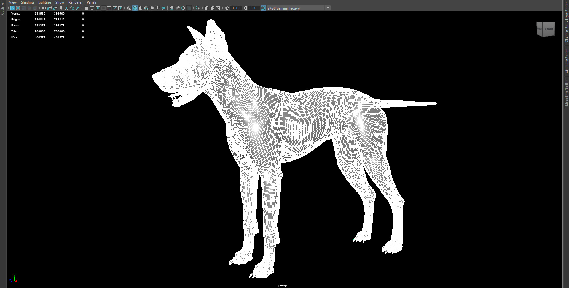 Dog 3D model 3D model_14