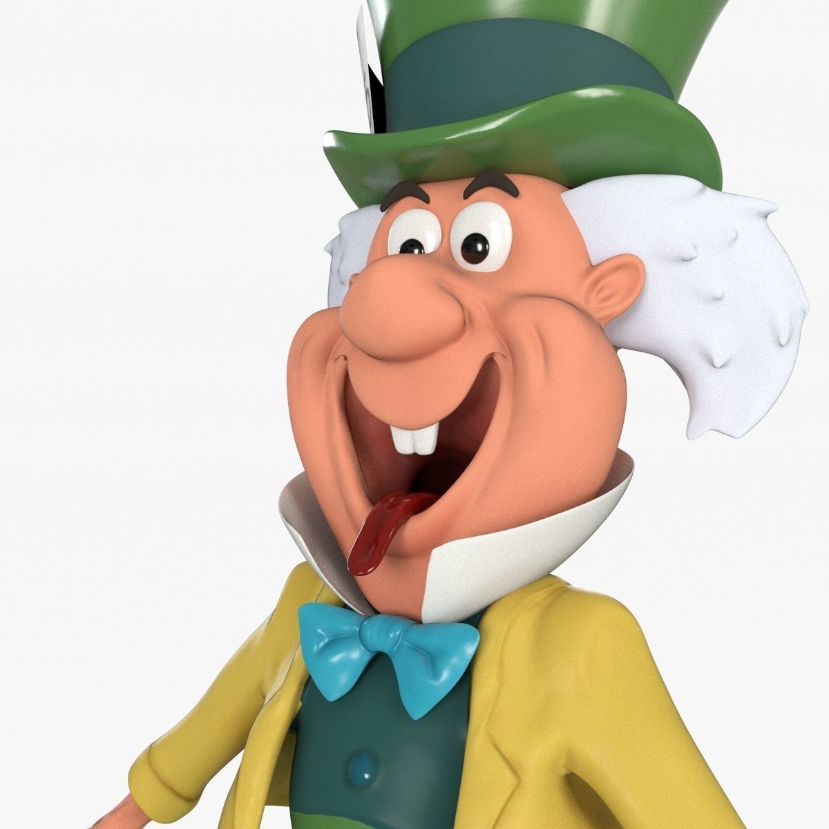 Mad Hatter Low-poly Textured Low-poly 3D model_1