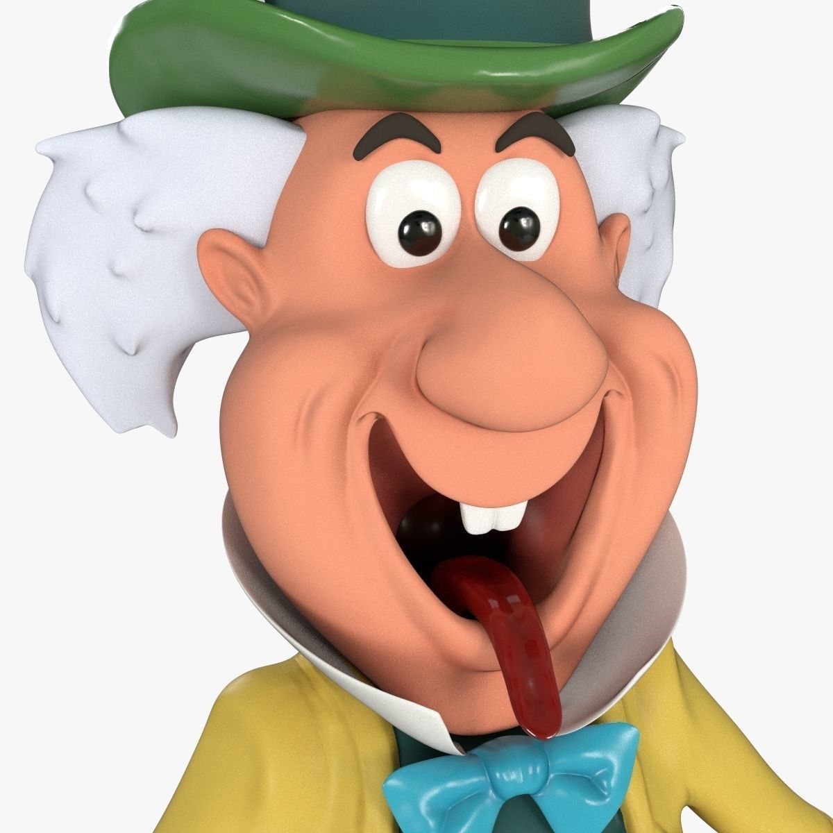 Mad Hatter Low-poly Textured Low-poly 3D model_2