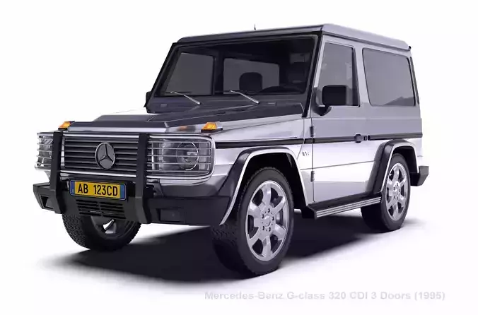 1995 Mercedes-Benz G320 SWB 3D model