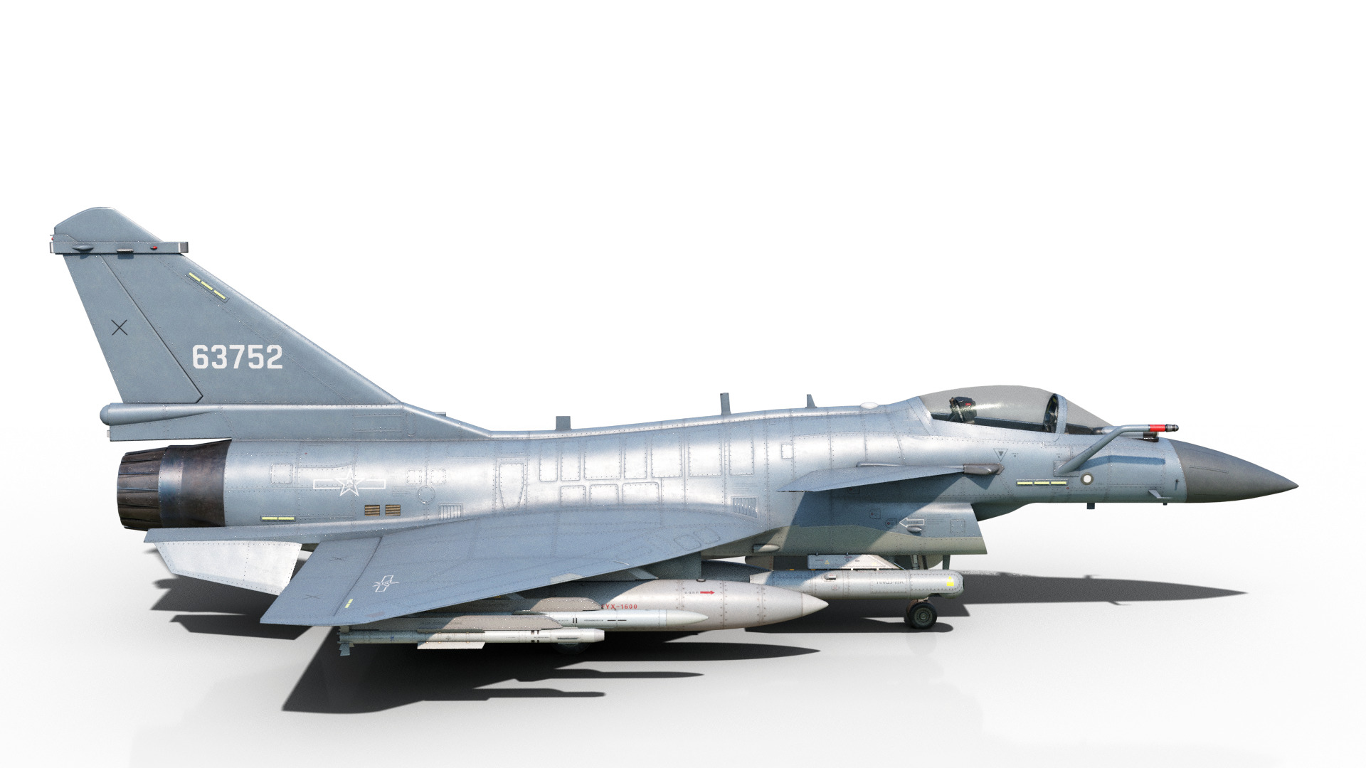 4 Paintschemes J-10CE Fighter Jet J-10C Variant J10C PAKAF PLAAF Low-poly 3D model_4