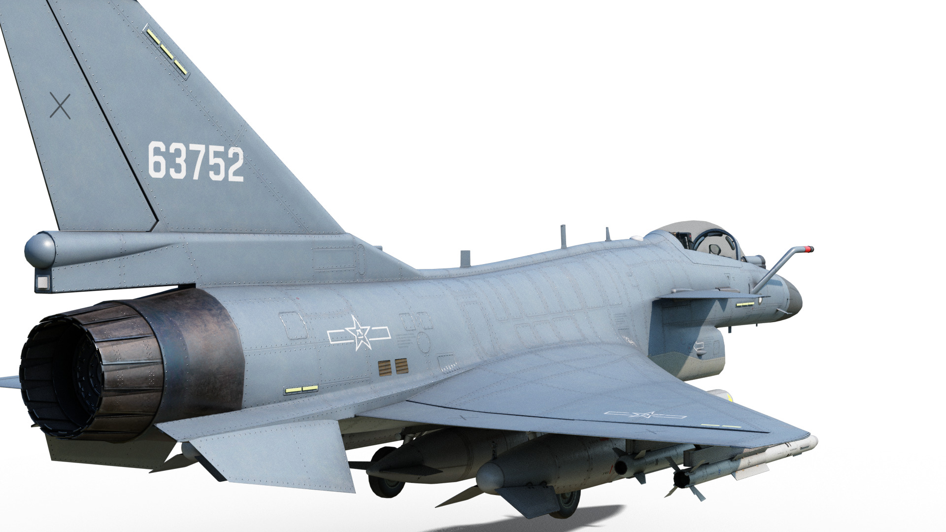 4 Paintschemes J-10CE Fighter Jet J-10C Variant J10C PAKAF PLAAF Low-poly 3D model_26
