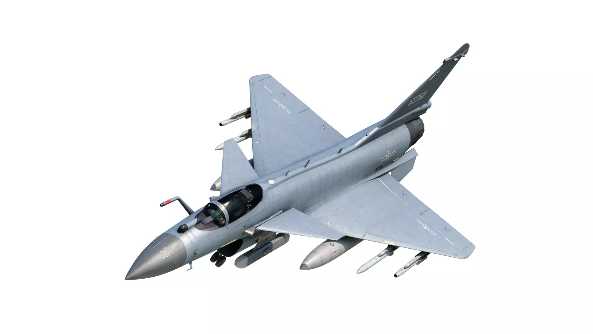 4 Paintschemes J-10CE Fighter Jet J-10C Variant J10C PAKAF PLAAF Low-poly 3D model_0