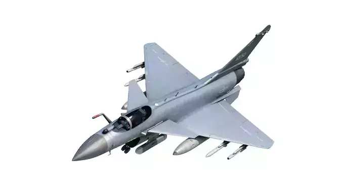 4 Paintschemes J-10CE Fighter Jet J-10C Variant J10C PAKAF PLAAF Low-poly 3D model